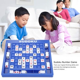 Sudoku Number Game - Juego de Mesa Sudoku Number Cubes para Niños y Niñas - Niños Educativo Matemáticas Inclinado Rompecabezas Juguete para Niños Adultos