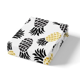 Pineapple Duvet Cover Set Woman Girls Teens Golden Pineapple Bedding Set Fruit Comforter Cover Cute for Kids Child Bedroom Bedclothes,Decor 3 Pcs Full Size Soft Microfiber