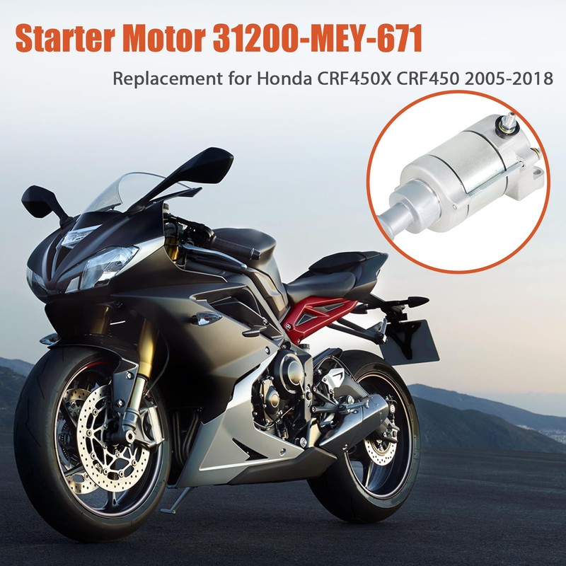 labwork Starter Motor Replacement for Honda CRF450X CRF450 2005-2018 31200-MEY-671