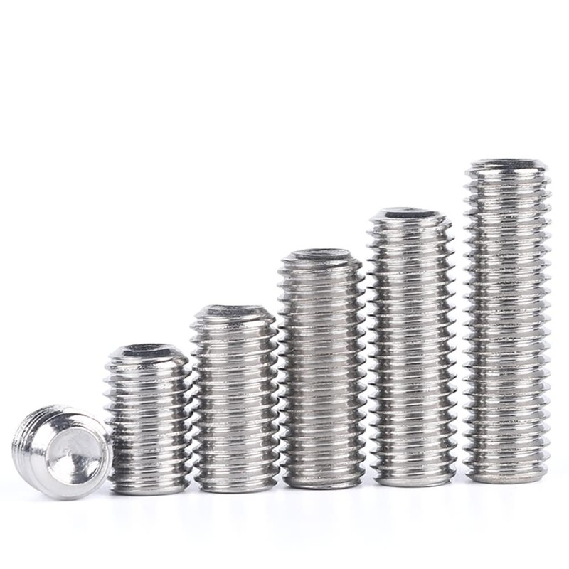 Set of 20 Hexagon Socket Set Screws M6 Screws Potato