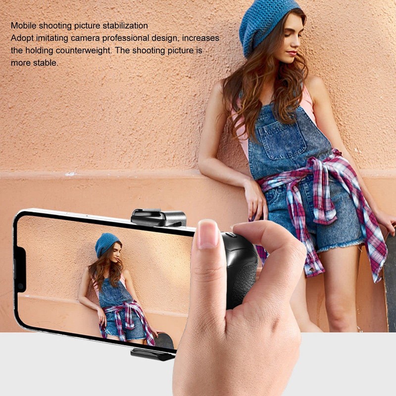 Phone Camera Grip, 1/4 Inch Smartphone Bluetooth Camera Shutter Camera