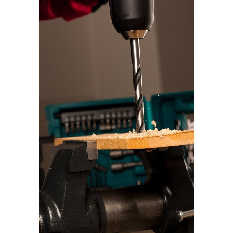 MIBRO 870840 High Speed Steel Drill Bit and Driver Set,