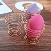 Nicear 4Pcs Beauty Sponge Blender Stand Makeup Puff Sponge Stand