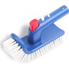 Liyquint Upgraded Aluminum Pool Brush Head – Heavy Duty Scrub