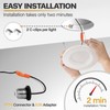 1 Pack 5/6 Inch LED Can Lights with Night Light,