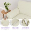ZNSAYOTX Chair Slipcovers with Arms for Living Room High Stretchy