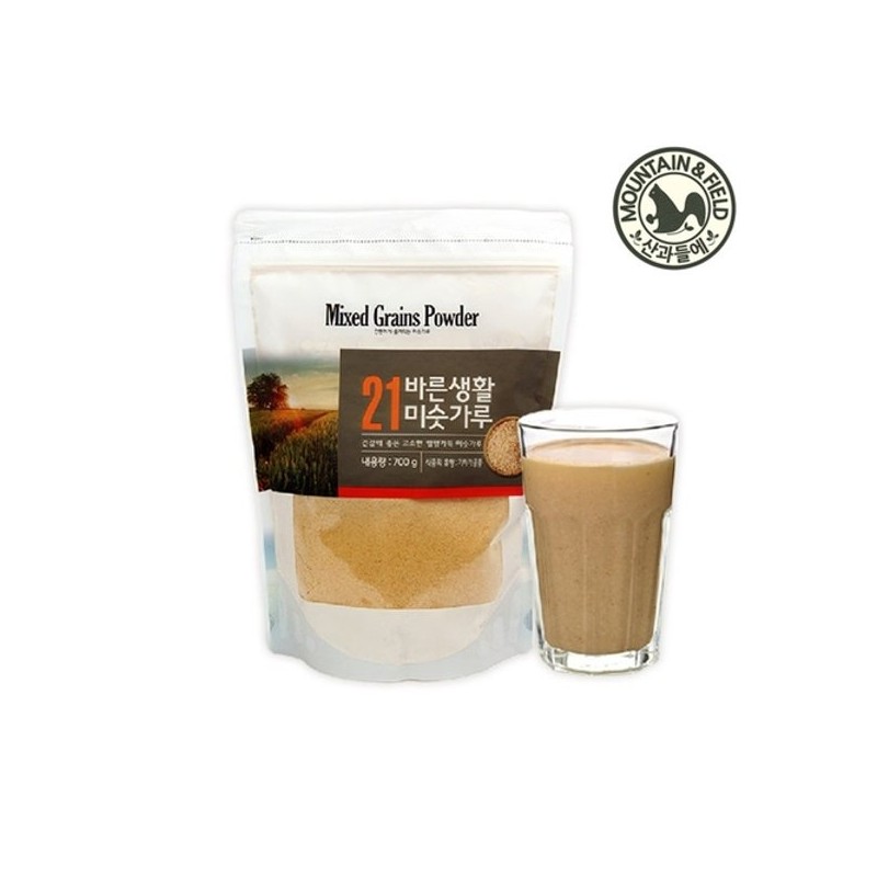 Sangwadeul-e 바른생활미숫가루700gx2봉 / 선식 식사대용 Healthy Life Mixed Grain Powder