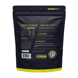 L-GLUTAMINE - 500g - 100 Servings - Amino Acid - Recovery - Immunity - by Cyborg Sport