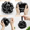 Loofah Charcoal Bath Shower Sponge Body Scrubber,75g XL Exfoliate Mesh