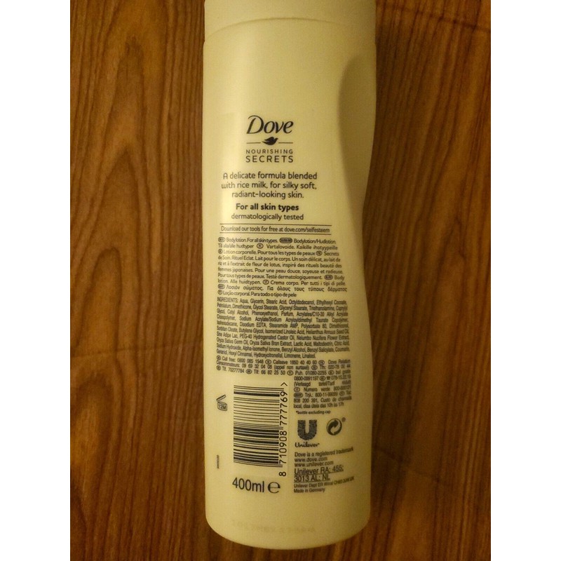 Dove 2 PACK DOVE INVIGORATING & GLOWING RITUAL BODY LOTION