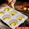 Silicone Egg Bite Molds, 2 Pack Silicone Egg Molds Frittata