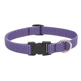 Large Dog Collar by Lupine ECO Collection 3/4" Wide Lilac adjusts from 15" to 25"