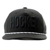 ChalkTalkSPORTS Hockey Rope Hat | Blackout | Size Small