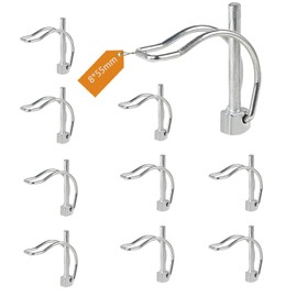 FIFIBANG Folding Splint D Shape 8 x 55 mm Pack of 10