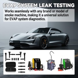 EVAP System Leak Detection Kit for Automotive - Low Pressure Smoke Machine Compatible, Replaces 96-0190, Universal Vehicle Fuel System Diagnostic Tester Tool