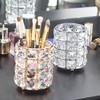 GHYTRIGEN 2 Pcs Makeup Brush Holder,Crystal Fountain Pen Holder,Cosmetics Brush
