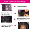 V Part Wig Human Hair Body Wave Wigs for Black
