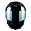 1STorm Motorcycle Full Face Helmet Skull King Glossy Black+ One