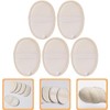 Esponja Exfoliante Corporal Ovalada de Fibra Paquete de 5 Piezas