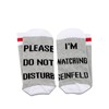 GJTIM 2PAIRS Funny Comedy Socks Gift For Seinfed Fans Please