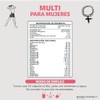 Multivitamínico para Mujer con 24 Ingredientes y Vitaminas Suplemento de