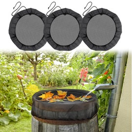 Rain Butt Net, Pack of 3, Adjustable Rain Butt Cover, Rain Butt Net with Elastic Band, 80 cm Diameter Rain Butt Mosquito Protection, Protective Net Rain Butt Net Protection Against Leaves and Insects
