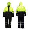 HAOKAISEN High Visibility Reflective Safety Jacket, Rain Suits for Men