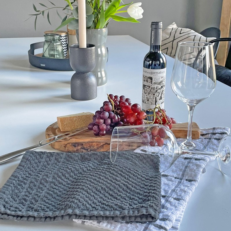 ZOLLNER Set of 10 Tea Towels, 45 x 60 cm,