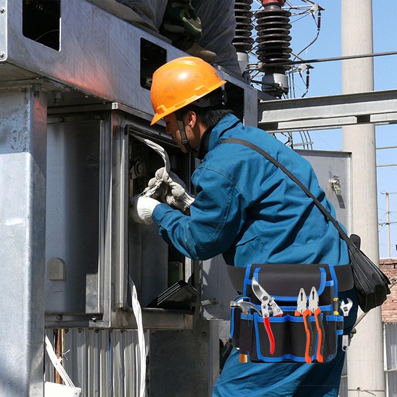 Tool Belt, 8 Pocket Tool Belt Pouch Tool Pouch with