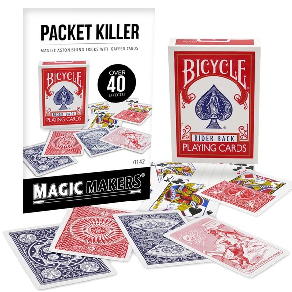Packet Killer Bicycle Deck - 40 Tricks with Special Printed Bicycle Cards