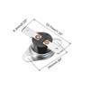 sourcing map KSD301 Thermostat 65°C/149°F 10A Normally Open N.O Adjust