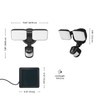 Globe Electric 17000211 19W LED Integrated Solar Powered Motion Activated