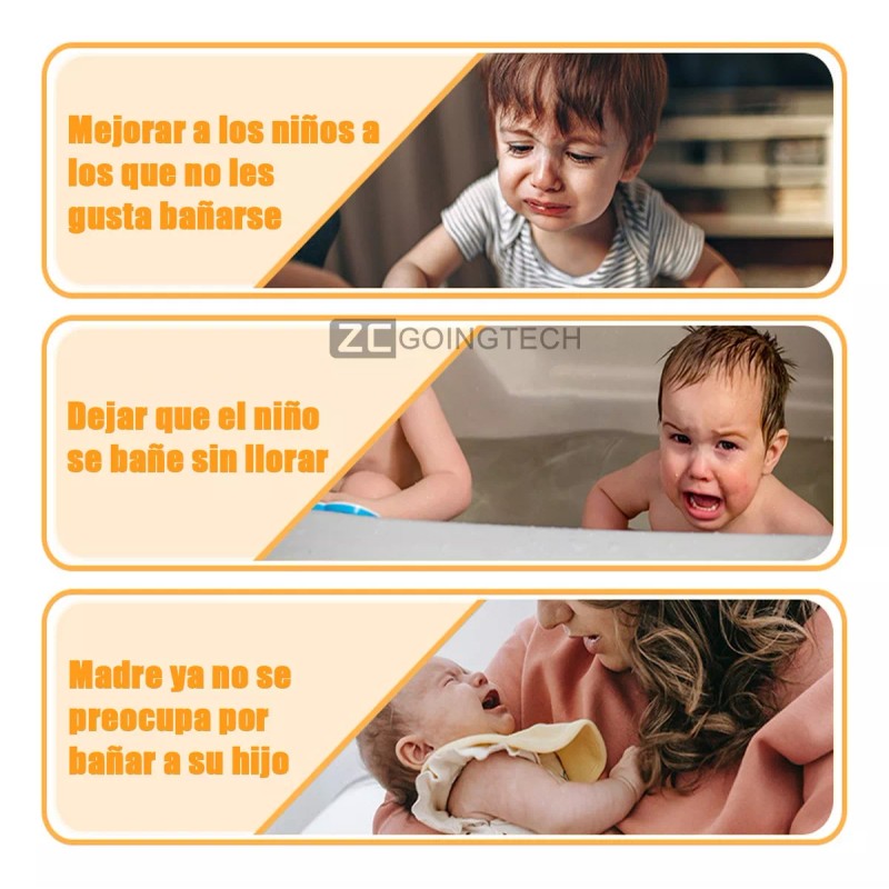 Zcgoingtech 6pzs Juguetes De Baño Bebe Dinosaurios Iluminados Con Sensor