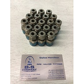 Swagelok SS-400-1-6 Stainless Steel Tube Fitting, Male Connector, 1/4" Tube OD, 3/8" Male NPT, 0
