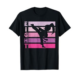Karate Birthday 8 Year Year Taekwondo Girl 8th Birthday T-Shirt