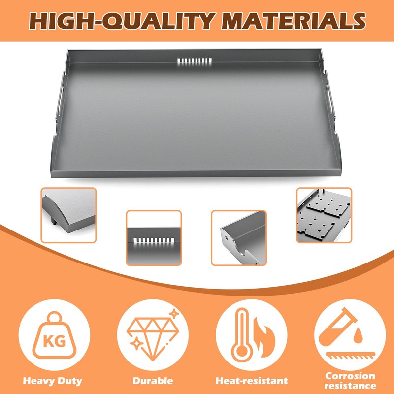 MOASKER New Upgrade 22 inch Griddle Replacement Top for Most