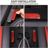 Lcojicep Car Inner Emergency Door Lock Switch Sticker Compatible with