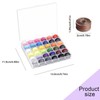 SHENGYIG Bobbins Sewing Machine, 36 Pieces Plastic Sewing Machine Bobbins,
