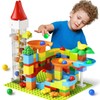 Marble Run Toy Motorized Elevator Marble Maze Kit with Perpetual