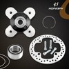 Front/Rear Wheel Hub Bearing Studs Brake Disc Rotor Compatible with