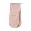 Dexam Love Colour Double Oven Gauntlet, Blush, 100% Cotton, Quilted