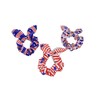 American Flag Hair Scrunchies Women Hair Ring Tie Flag Girls