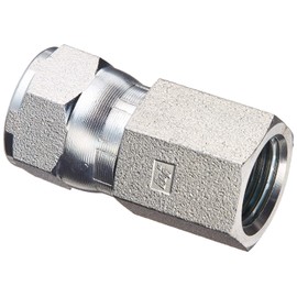 6506-06-04 Hydraulic Fitting 3/8" Female JIC Swivel X 1/4" Female Pipe Carbon Steel