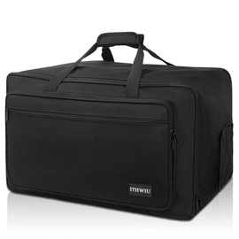 ITHWIU Speaker Carrying Bag with Thickened Sponge for Compact 10" Speaker Cabinets; Heavy-Duty Fits QSC K10, Yamaha DXR10 and more (IT-TOTE10), Black
