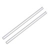 sourcing map Acrylic Square Rod,Clear,8mmx8mmx250mm Solid Plastic PMMA Bar Stick