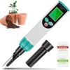 Txkrhwa Food pH Meter Probe Digital Soil pH Tester Automatic