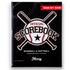 Murray Sporting Goods Baseball/Softball Scorebook - Side-by-Side Spiral Bound -