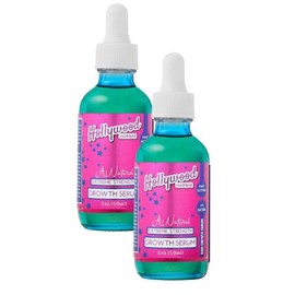 Hollywood HairBar Rosemary Biotin All Natural Scalp Stimulating Oil Organic Castor hair care curly - Buy More, Pay Less: 2 Pack