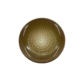 Kaladia Ceramic Grater Plate, Plain Colour, Ideal for Ginger, Parmesan etc. – Diameter 12 cm – Handmade & Hand Painted – Made in Spain