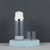 FRCOLOR 2pcs Empty Airless Pump Bottle Refillable Plastic Vacuum Pump